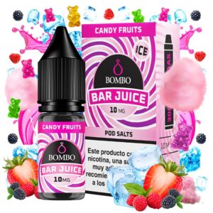 bombo bar juice candy fruits 10 mg