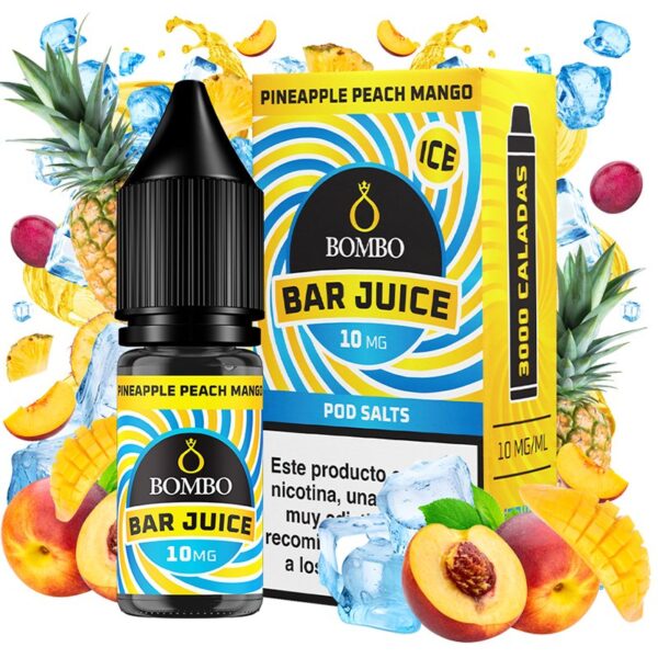 bombo bar juice pineapple peach mango 20 mg