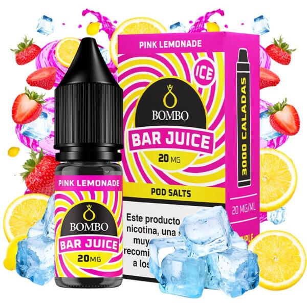 bombo bar juice pink lemonade 10 mg