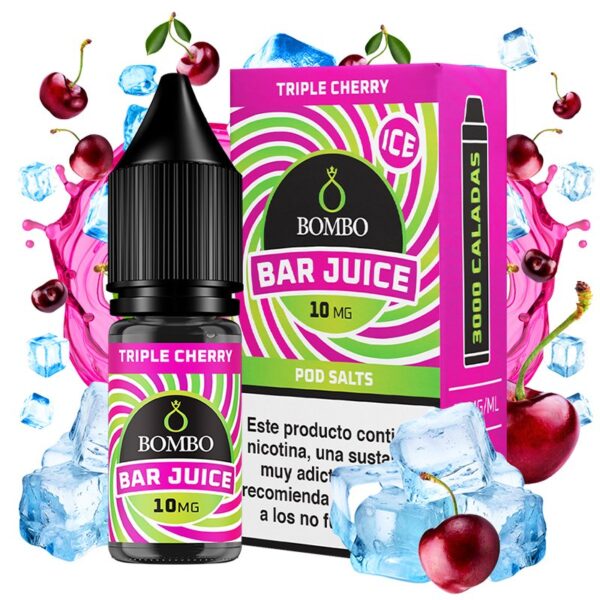 bombo bar juice triple cherry 10 mg