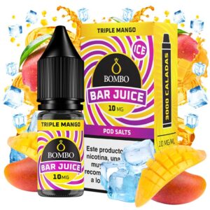 bombo bar juice triple mango 10 mg