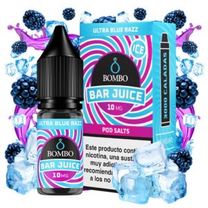 bombo bar juice ultra blue razz 10 mg