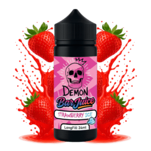 DEMON ELIQUIDS LONGFILL STRAWBERRY ICE  24ML