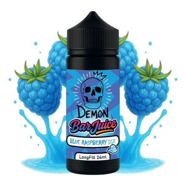DEMON ELIQUIDS LONGFILL BLUE RASPBERRY  ICE 24ML